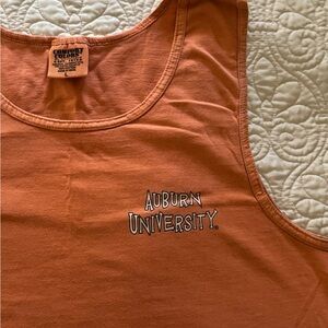 Comfort Colors Auburn University Women's Orange Tank Top